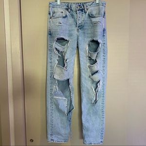 & Denim Boyfriend Jeans